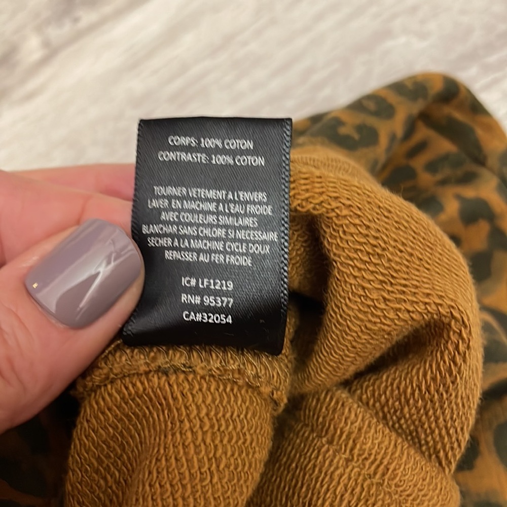 Sanctuary x Anthropologie Brown & Black Animal Print Stretchy Knit Pants Size XS - Picture 16 of 16